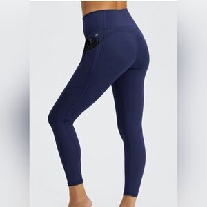 Fabletics Navy Pocket Leggings - M